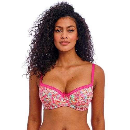 Freya Freya Flirt Padded Half Cup Bra - Hot Pink