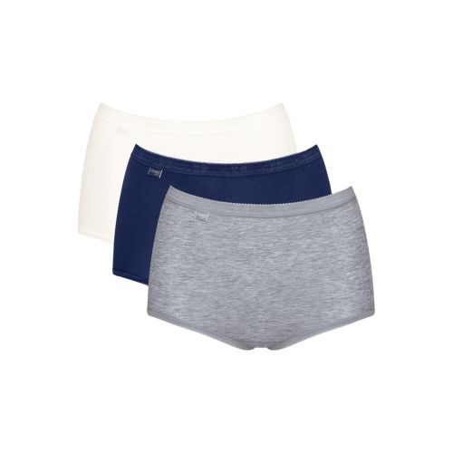 Sloggi Basic+ Maxi Brief 3 Pack - Multiple Colours 17