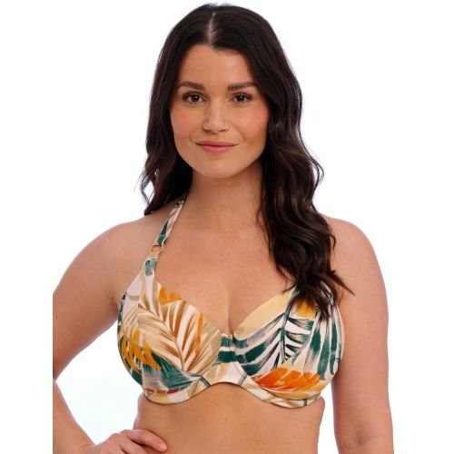 Fantasie Maya Bay Underwired Halter Bikini Top - Warm Sunset