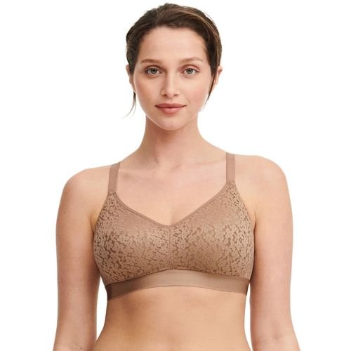Chantelle Norah Non Wired Support Bra - Coffee Latte