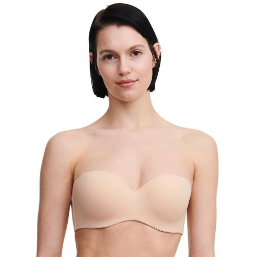 Chantelle Norah Bandeau Strapless T Shirt Bra - Golden Beige
