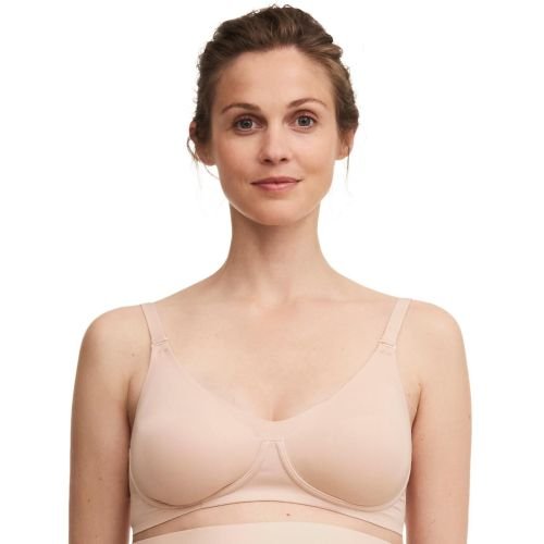 Chantelle Pure Maternity Nursing Bra - Golden Beige