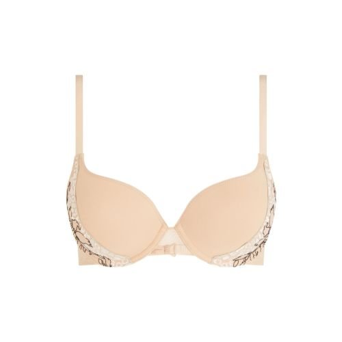 Chantelle Spice Covering T Shirt Bra - Clay Nude