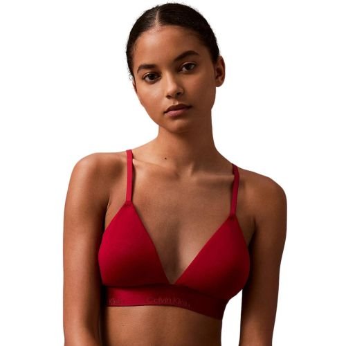 Calvin Klein Modern Cotton Holiday Lightly Lined Triangle Bra - Juneberry