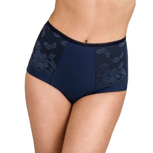 Miss Mary Of Sweden Lovely Lace Panty Girdle - Dark Blue