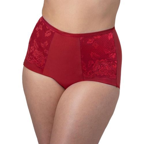 Miss Mary Of Sweden Lovely Lace Panty Girdle - English Red