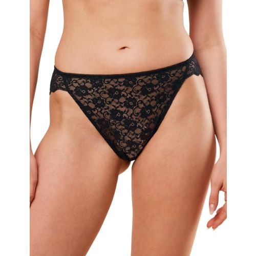 Triumph Amourette High Leg Tai Brief - Black