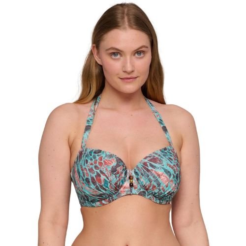 Prima Donna Swim Riyad Full Cup Bikini Top - Turquoise Seas