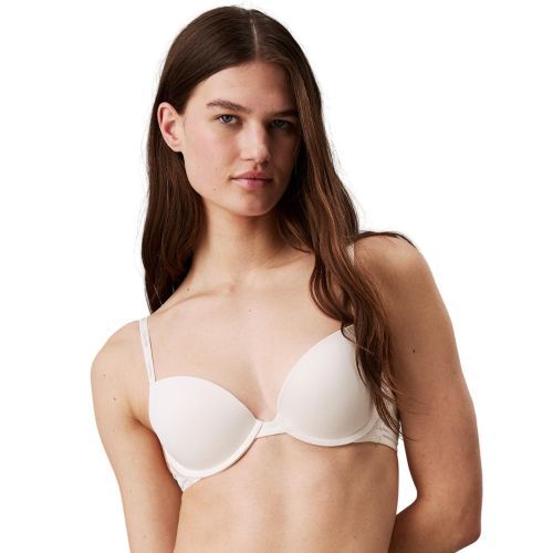 Calvin Klein CK Attraction Push Up Plunge Bra - Ivory