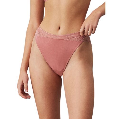 Calvin Klein Modern Lace Tanga - Red Grape