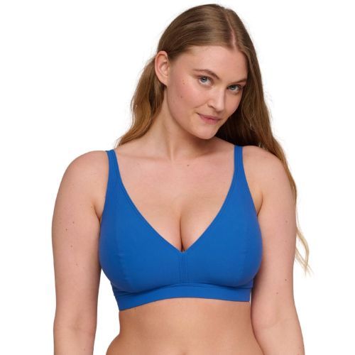 Prima Donna Swim Aswan Non Wired Triangle Bikini Top - Delphinium Cheer Blue
