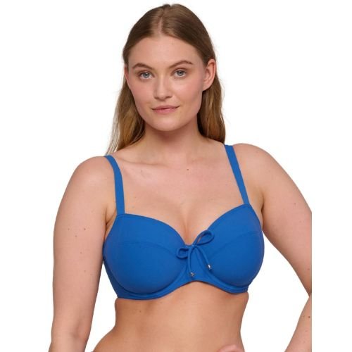 Prima Donna Swim Aswan Full Cup Bikini Top - Delphinium Cheer Blue