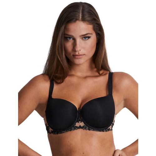 Aubade Lovessence Comfort Moulded Half Cup Bra - Noir