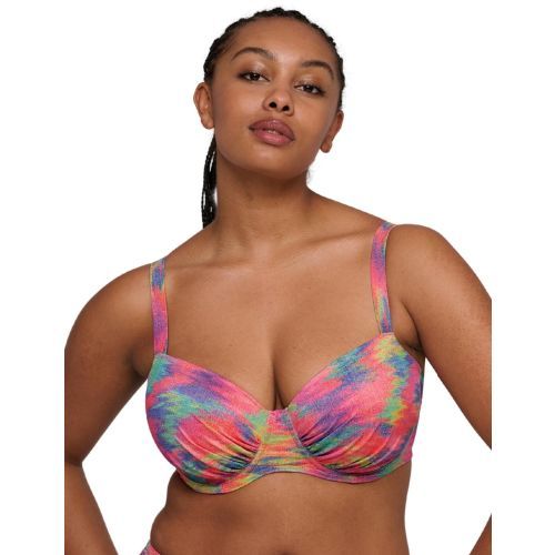 Prima Donna Swim Cairo Padded Balcony Bikini Top - Sunset Nile