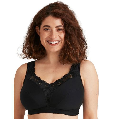 Miss Mary Of Sweden Sense Non Wired Bra - Black