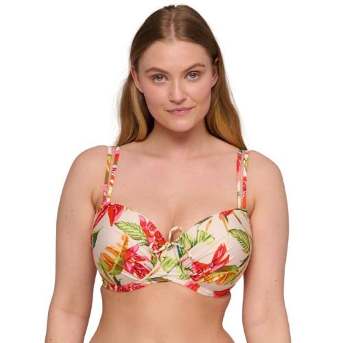 Prima Donna Swim Tanzania Padded Balcony Bikini Top - Calm Tropics