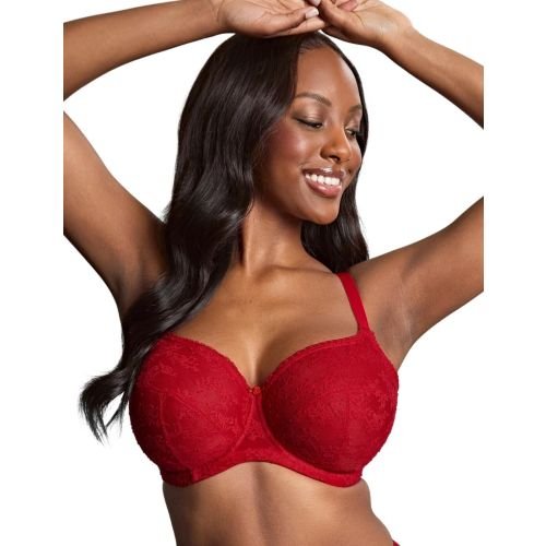 Panache Tango Lace Balcony Bra - Scarlet