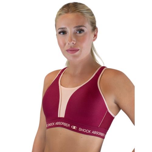Shock Absorber Ultimate Run Sports Bra - Tibetan Red/Peach