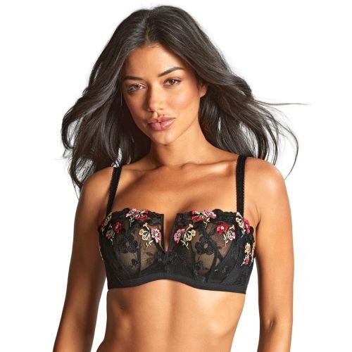 Panache Ottilie Low Balcony Bra - Black