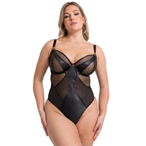 Scantilly by Curvy Kate Suspense Wired Bodysuit - Black
