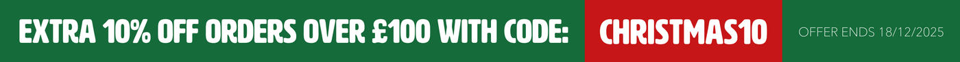 Christmas Offer - Extra 10% Off Orders Over £100 With Code CHRISTMAS10